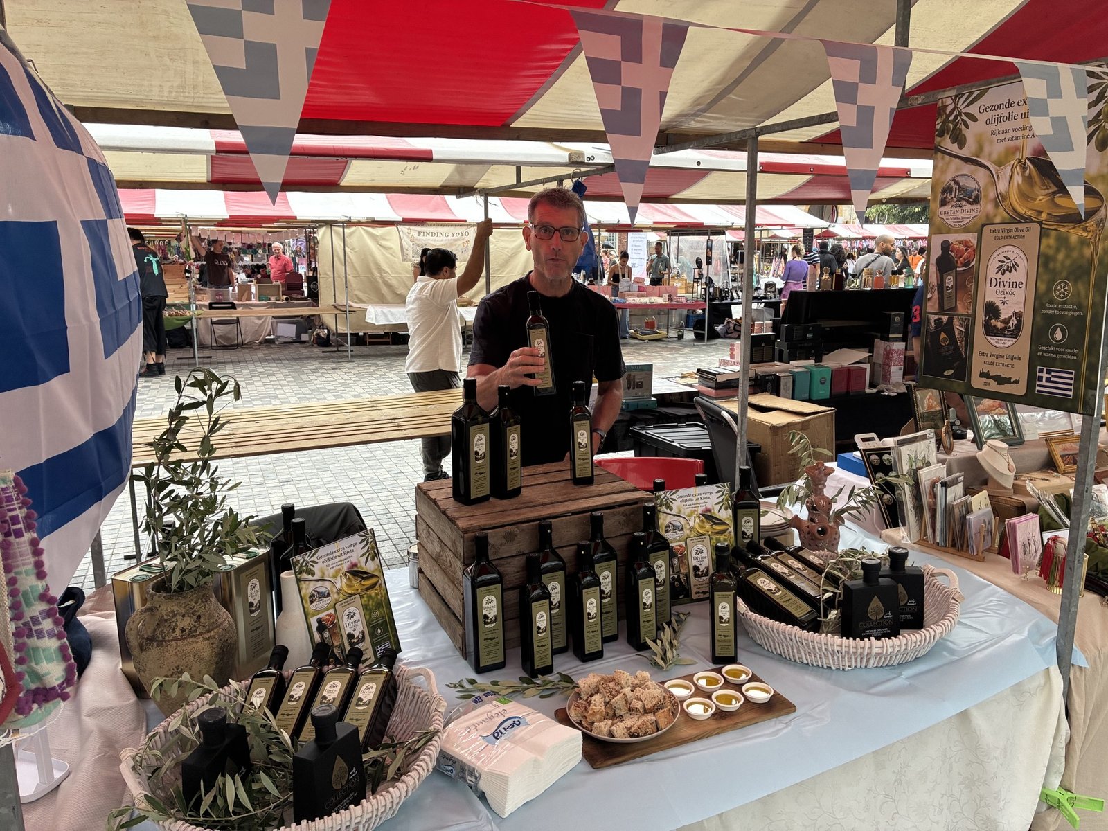 Cretan Divine was op de Swanmarket in Utrecht