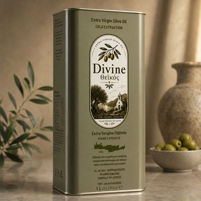 Divine Extra Vergine Olijfolie Blik 3 liter